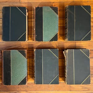 1891-1898 History of the Jews Graetz Society’s Ed. 6 Vol Set Leather Israel Jewish Bible