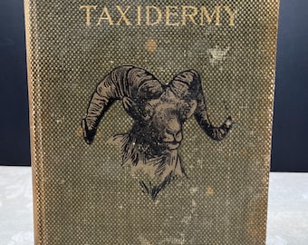 1898 El arte de la taxidermia de John Rowley, ilustrado con 25 láminas a página completa