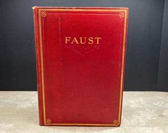 1908 Faust by Johann Wolfgang von Goethe Illustrated Hutchinson & Co.