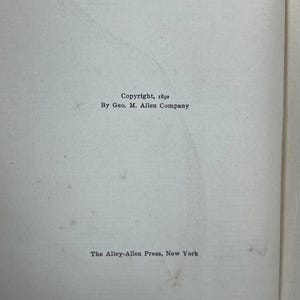 Copyright page of Bachelor Buttons