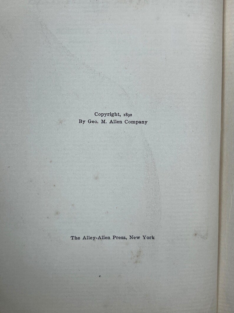 Copyright page of Bachelor Buttons