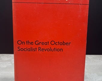 1976年 ウラジーミル・イリイチ・レーニン著『大十月社会主義革命の進展について』モスクワ出版 第4刷