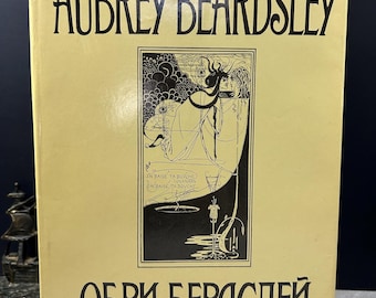 1991 Aubrey Beardsley 66 Desenhos Selecionados de Vladimir Aitouganov Texto Russo