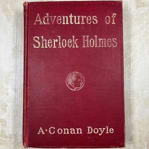 1903 Adventures of Sherlock Holmes Doyle Illustrated Detective Mystery