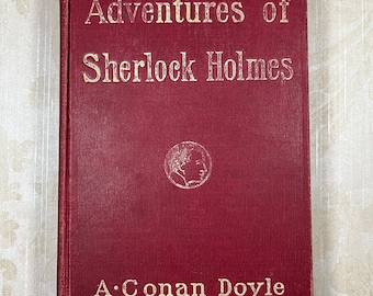 1903 Adventures of Sherlock Holmes Doyle Illustrated Detective Mystery