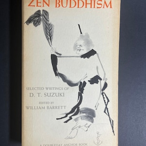 1956 Budismo Zen: Obras Selecionadas de D. T. Suzuki, por D. T. Suzuki, Livro de bolso da Doubleday Anchor Book