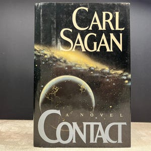 1985 Contact Un romanzo di Carl Sagan Prima edizione Prima stampa Simon and Schuster