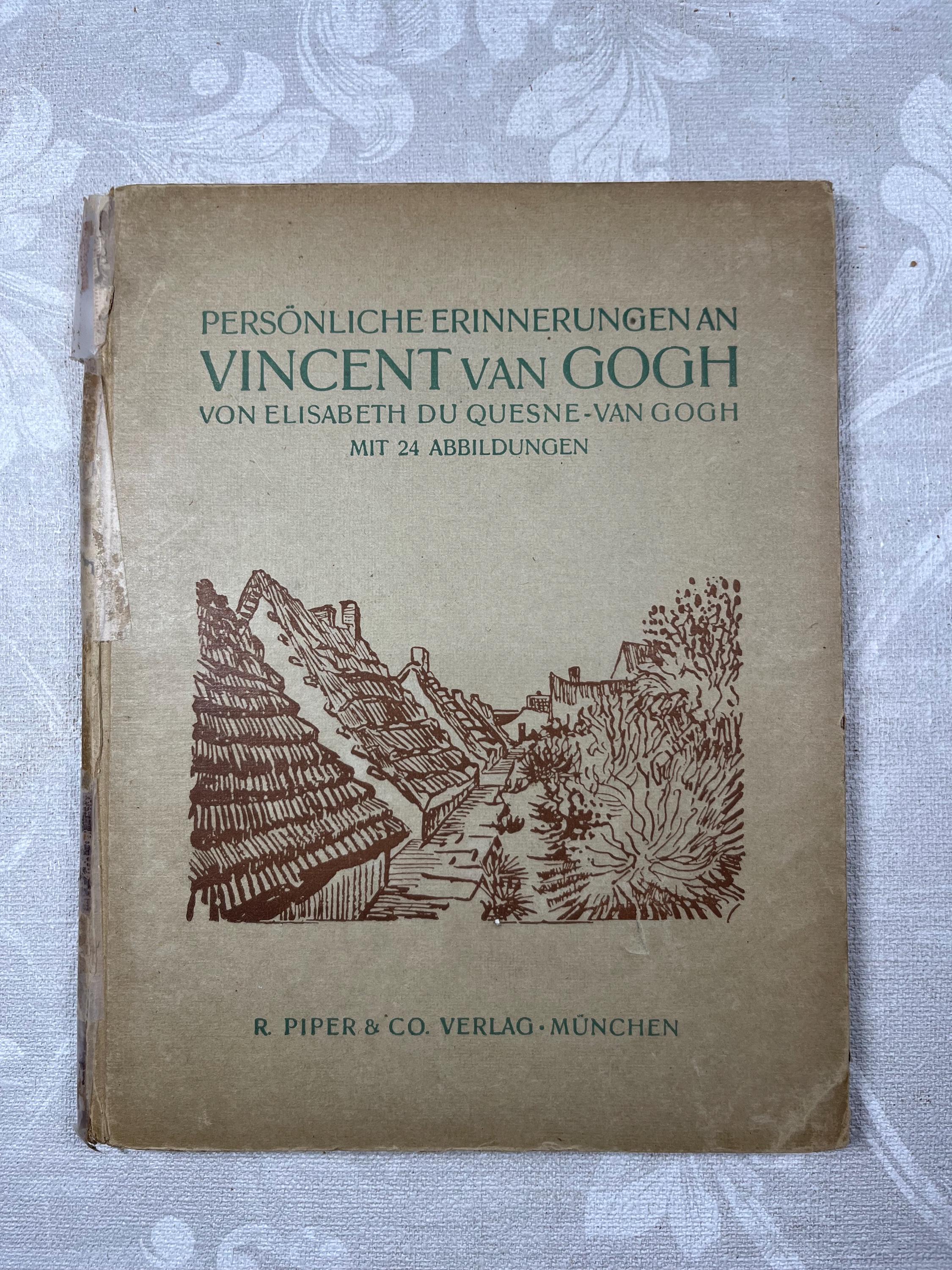 1920年 フィンセント・ファン・ゴッホの絵付き第7版絵画オランダ回想録