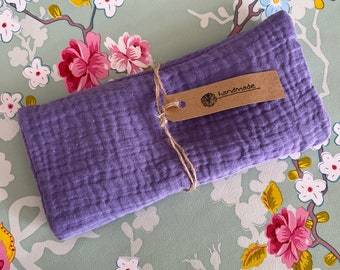 YOGA Augenkissen Lavendel Eyepillow Musselin Entspannung Meditation Geschenk