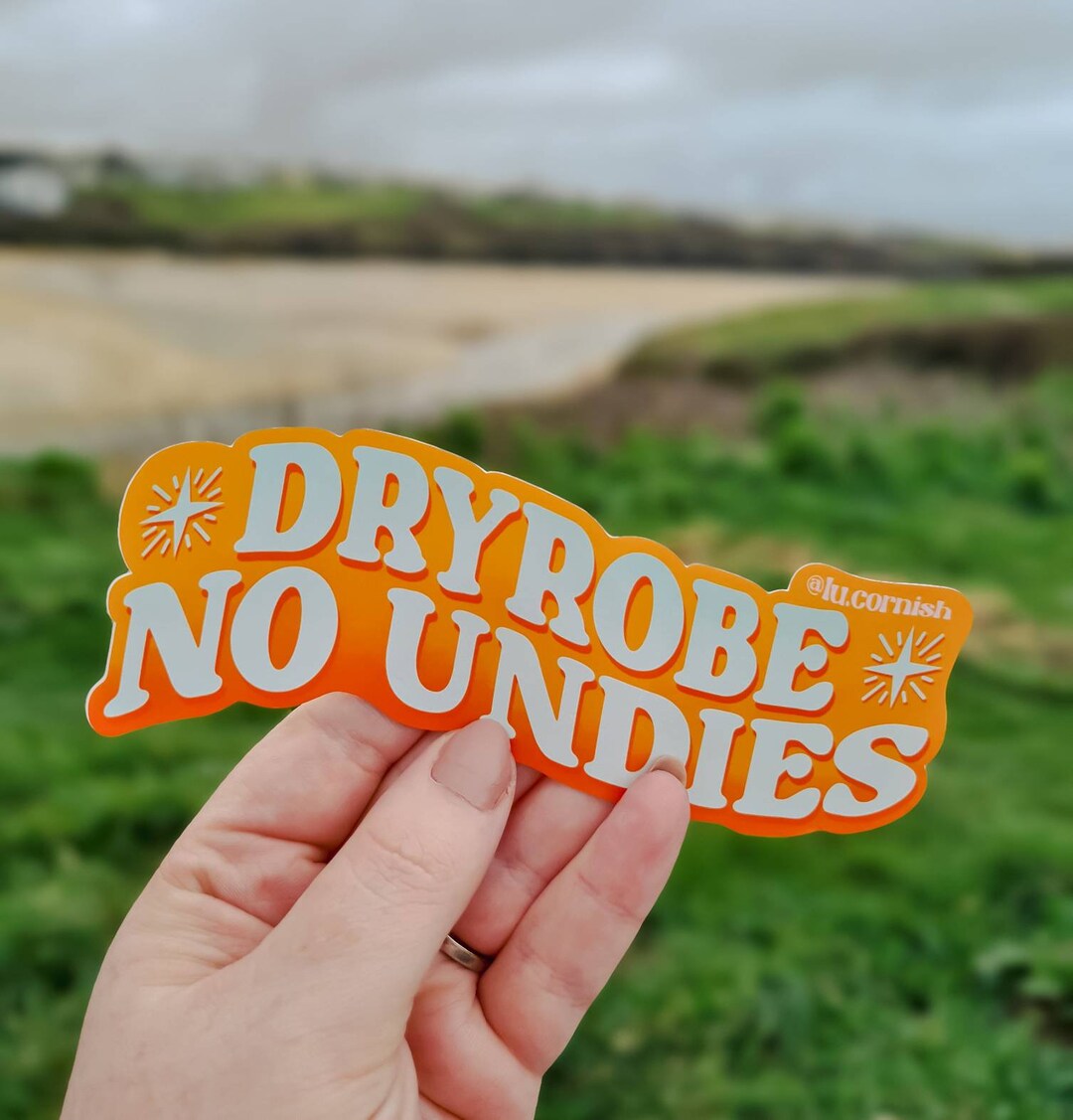 Dryrobe No Undies Window Stickers Dry Robe No Knickers Wild Swimming