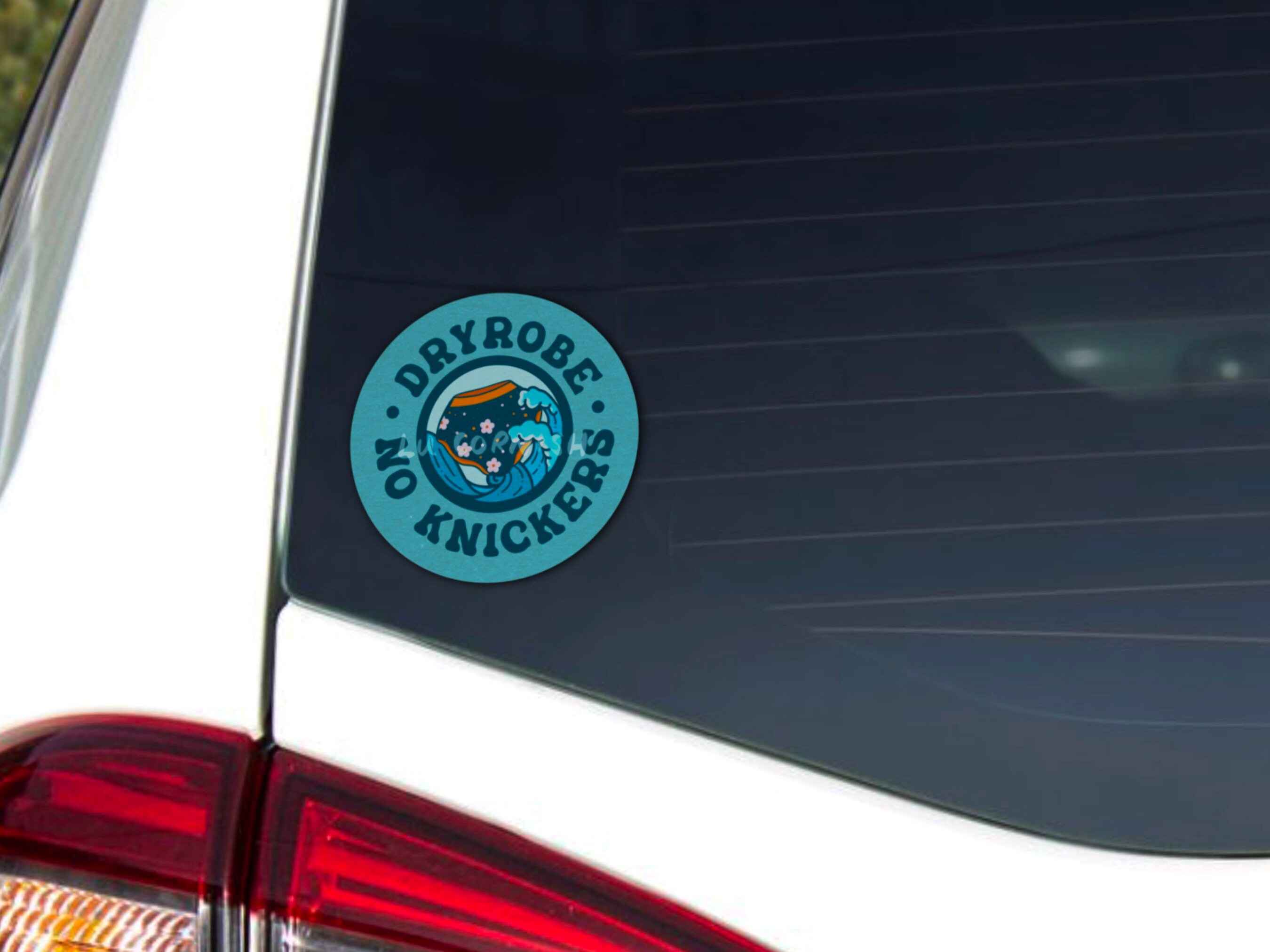 Dryrobe No Knickers Vinyl Stickers — Lu Cornish