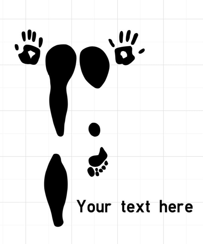 Body image decal | Etsy