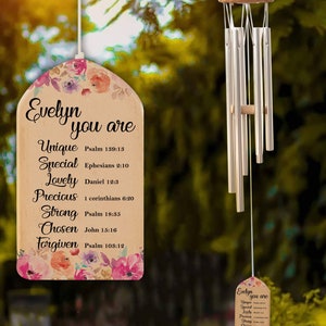 Christian Wind Chimes God Says You Are Christian Gift | Etsy