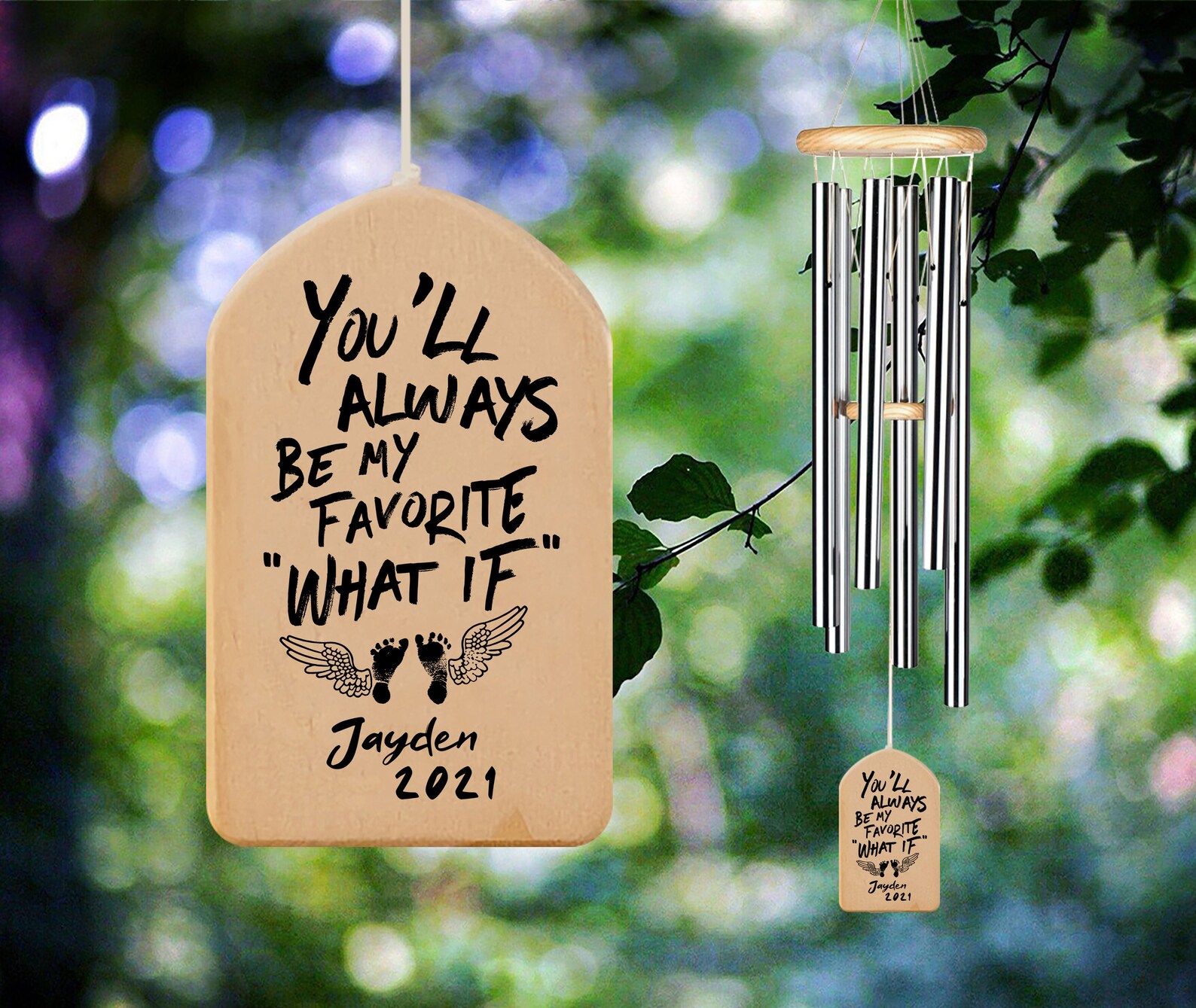 Baby Wind Chime Memorial Wind Chime Baby Wind Chimes Etsy