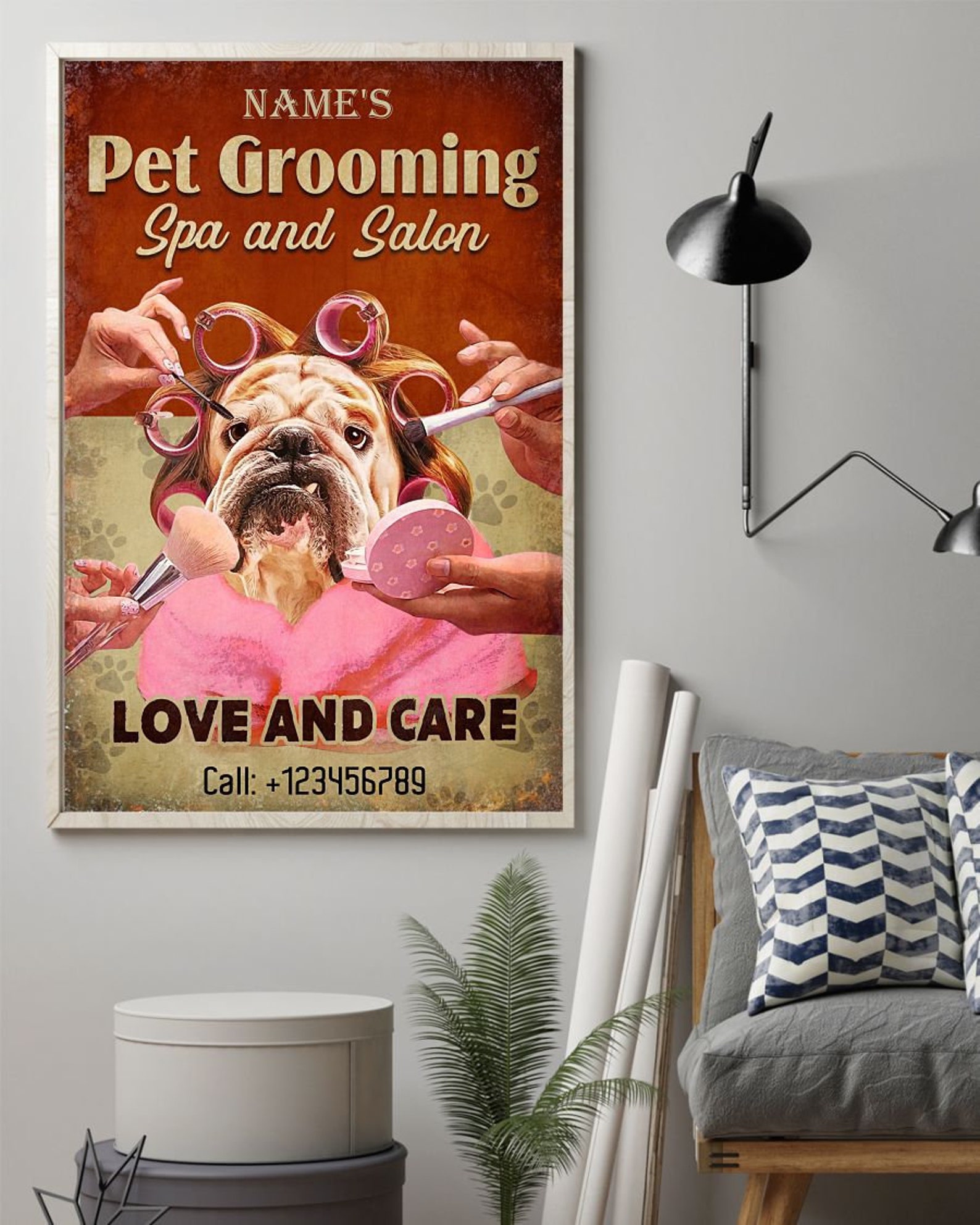 Grooming Dog gifts Dog Salon Dog Grooming Sign Dog Poster Etsy