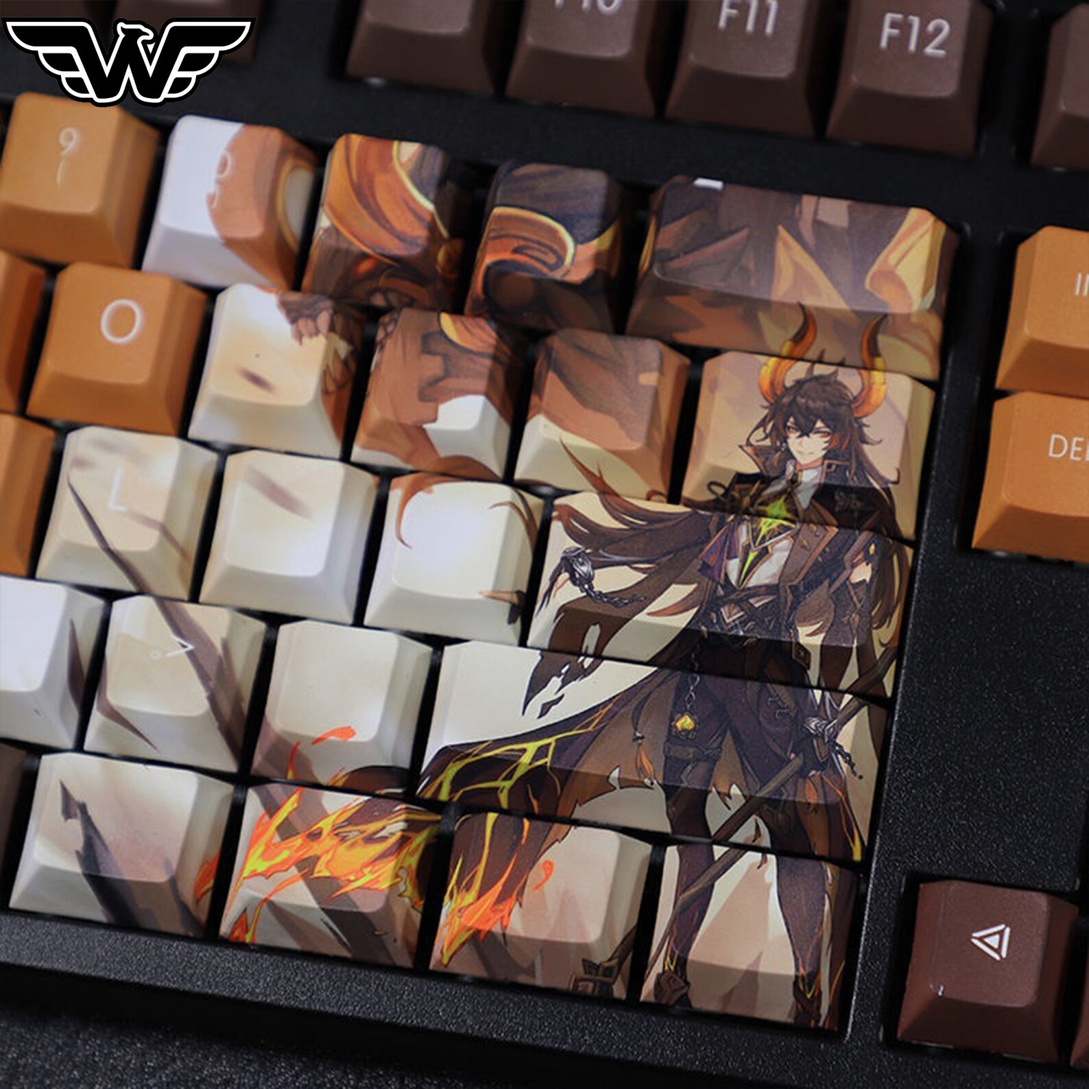 Genshin Impact Keycaps Zhongli Keycaps for Cherry MX Keycap Etsy Israel