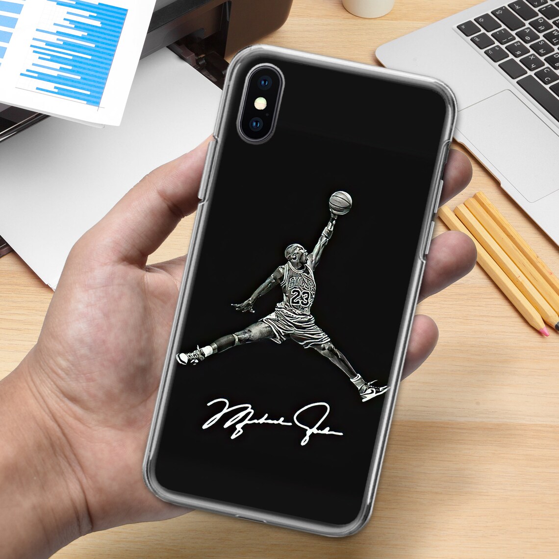 Funda de teléfono Michael Jordan compatible con iphone 11 12 6 Etsy