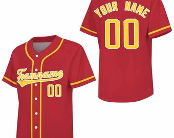 Personalized Baseball Jersey, Baseball Jersey with Team Name And Number, Couples Matching Concert Shirt, Anniversary Gift Customized Gift