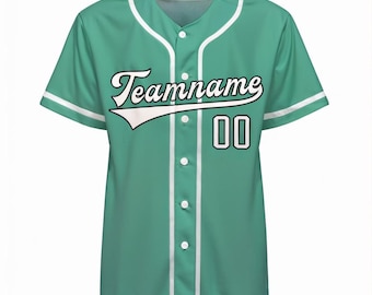Embroidered Custom Baseball Jersey: Personalized Team Uniform Shirt