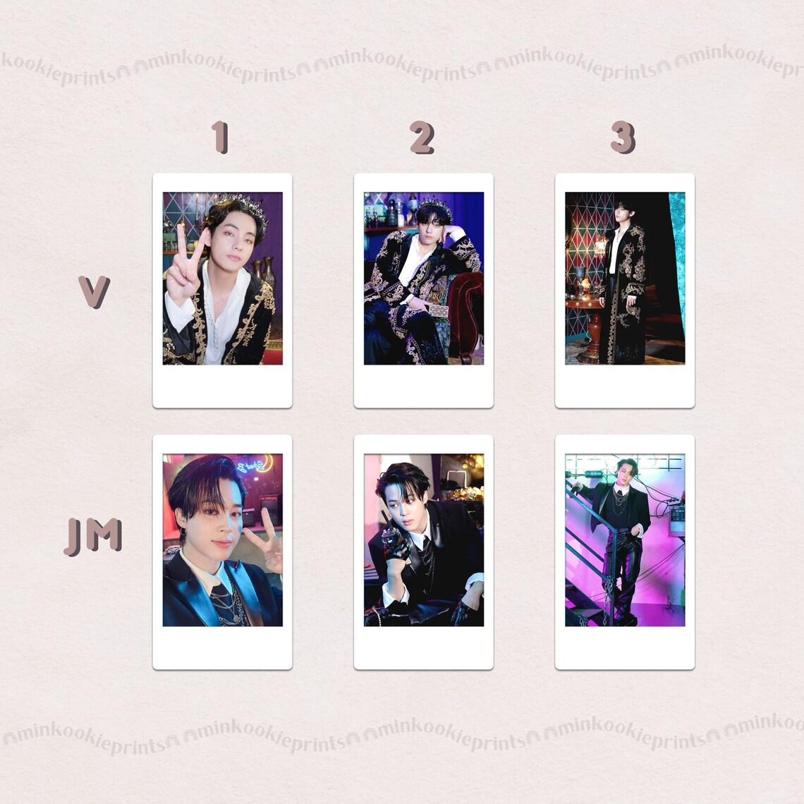 BTS X Naver 2022 Season's Greetings Photos Instax Prints | Etsy