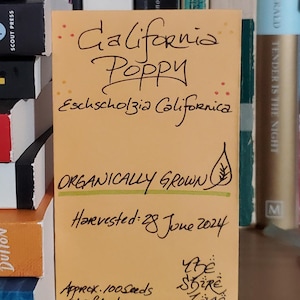 California Poppy seeds