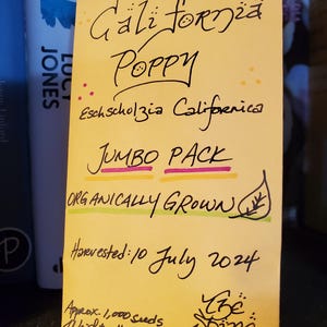 JUMBO PACK California Poppy seeds