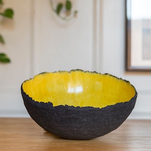 Medium paper mache bowl