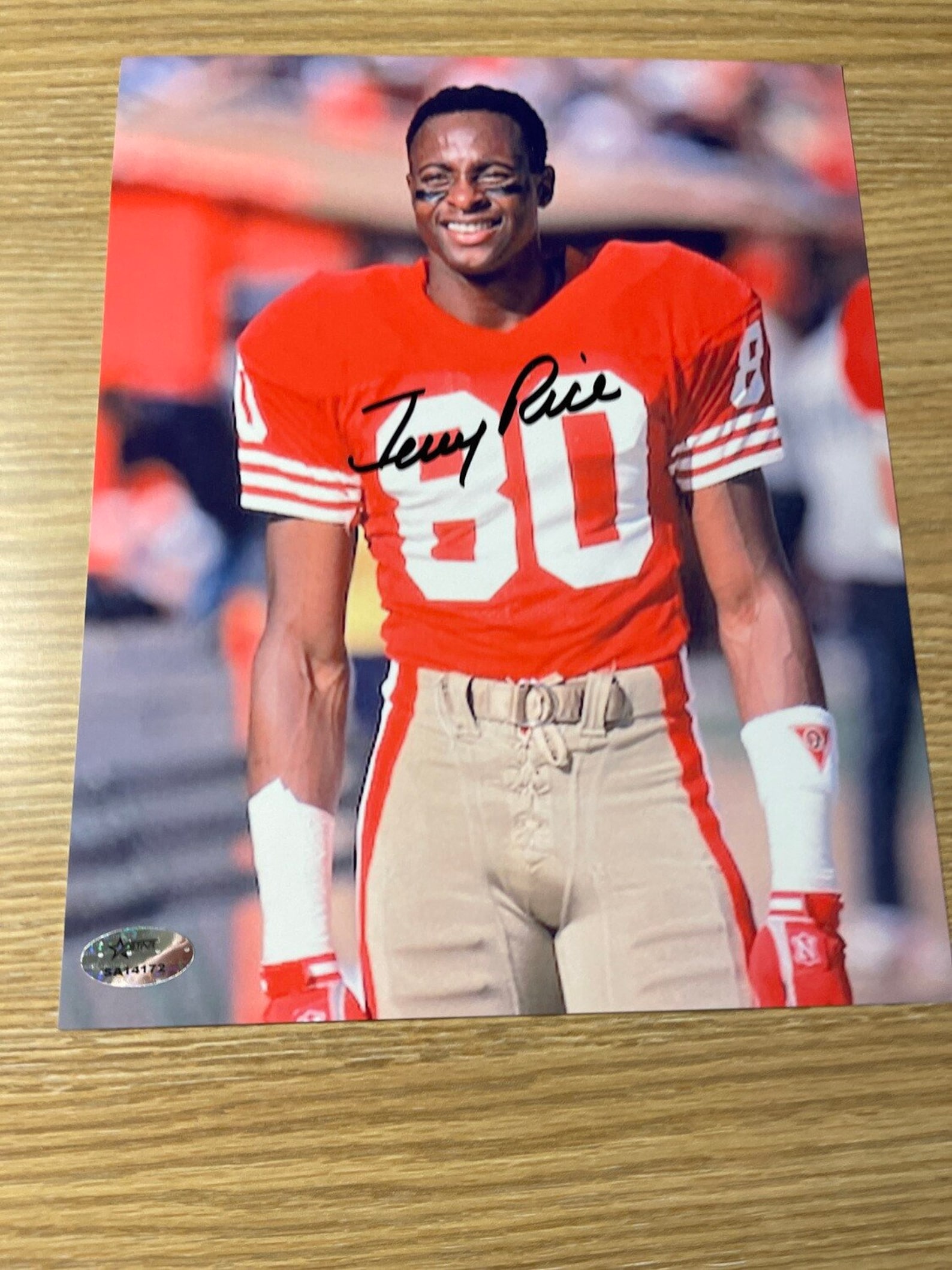 Jerry Rice Signed 8x10 Photo Disney Autograph Paramore Etsy