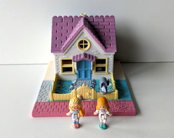 Vintage Polly Pocket: Polly’s Cozy Cottage – Bluebird Toys 1993 – komplett