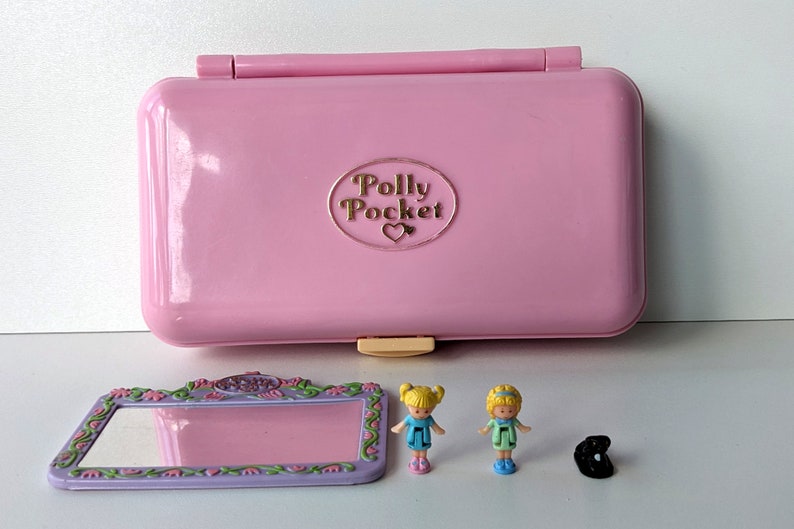 Ensemble de jeu Pretty Hair Polly Pocket vintage Bluebird Toys 1990 image 2