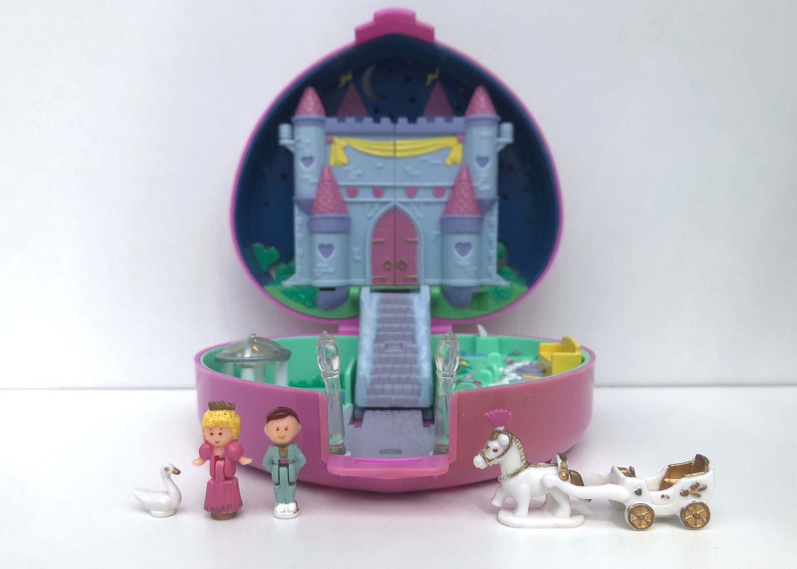 Vintage Polly Pocket Starlight Castle Bluebird 1991 complete | Etsy