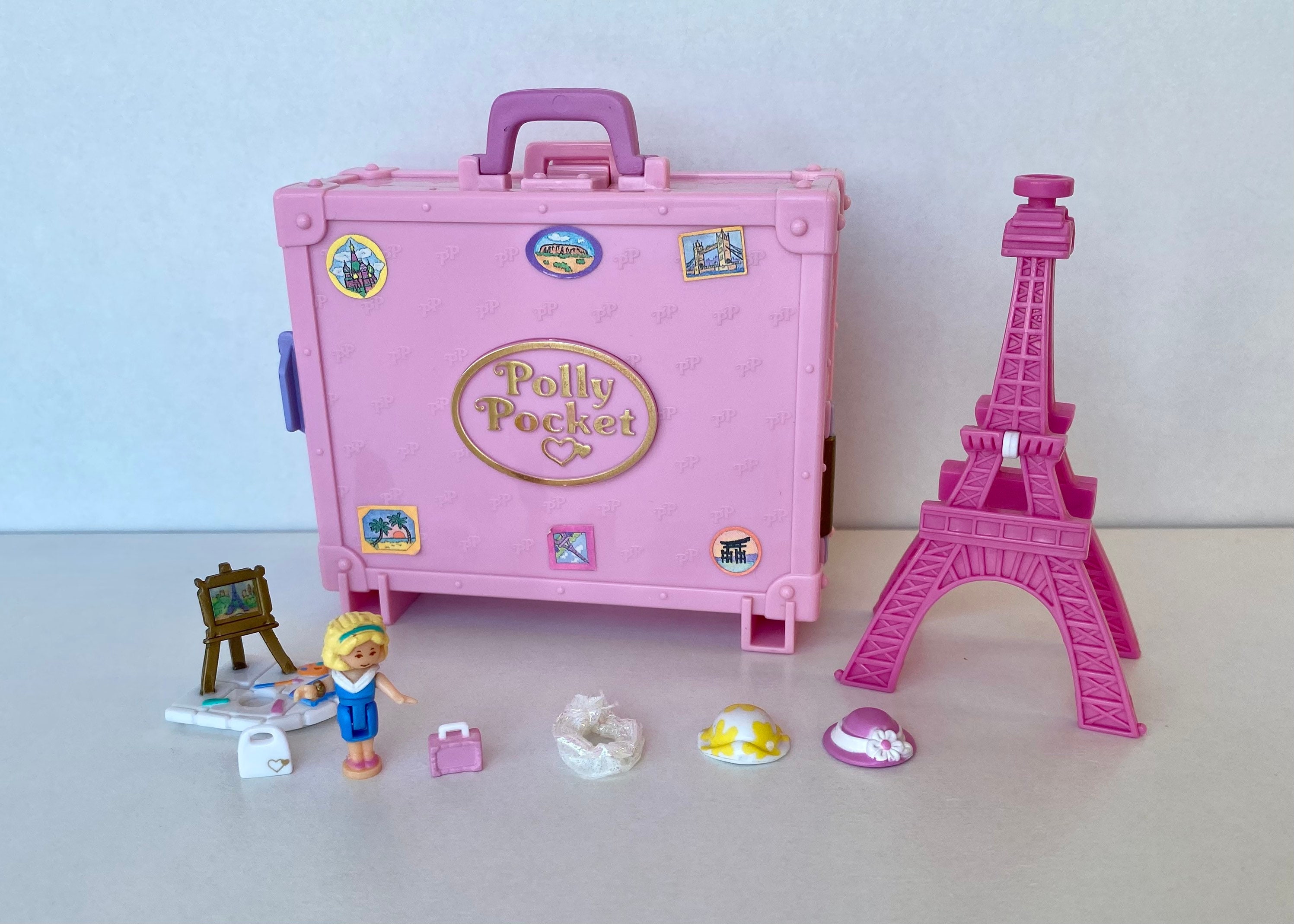 Vintage Polly Pocket Polly in Paris - Vacation Fun - Bluebird Toys  