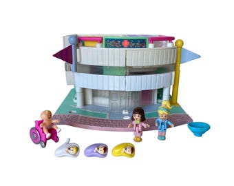 Vintage Polly Pocket Childrens' Hospital Pollyville Bluebird