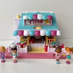 Vintage Polly Pocket: Pizzeria Pollyville Bluebird Toys 1993 complete image 1