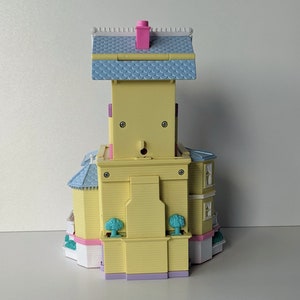 Vintage Polly Pocket Clubhouse Pollyville Bluebird Toys 1995 near complete image 9