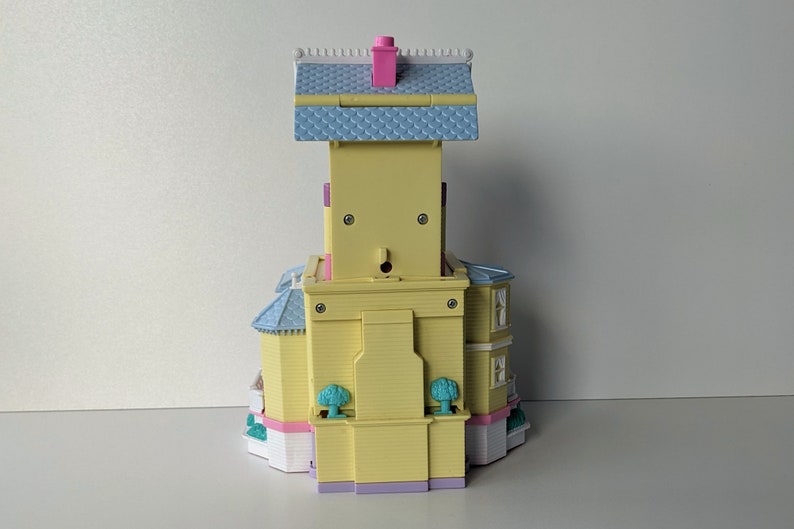 Vintage Polly Pocket Clubhouse Pollyville Bluebird Toys 1995 near complete image 9