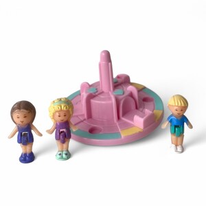 Vintage Polly Pocket Merry-go-round Pals Bluebird Toys 1993