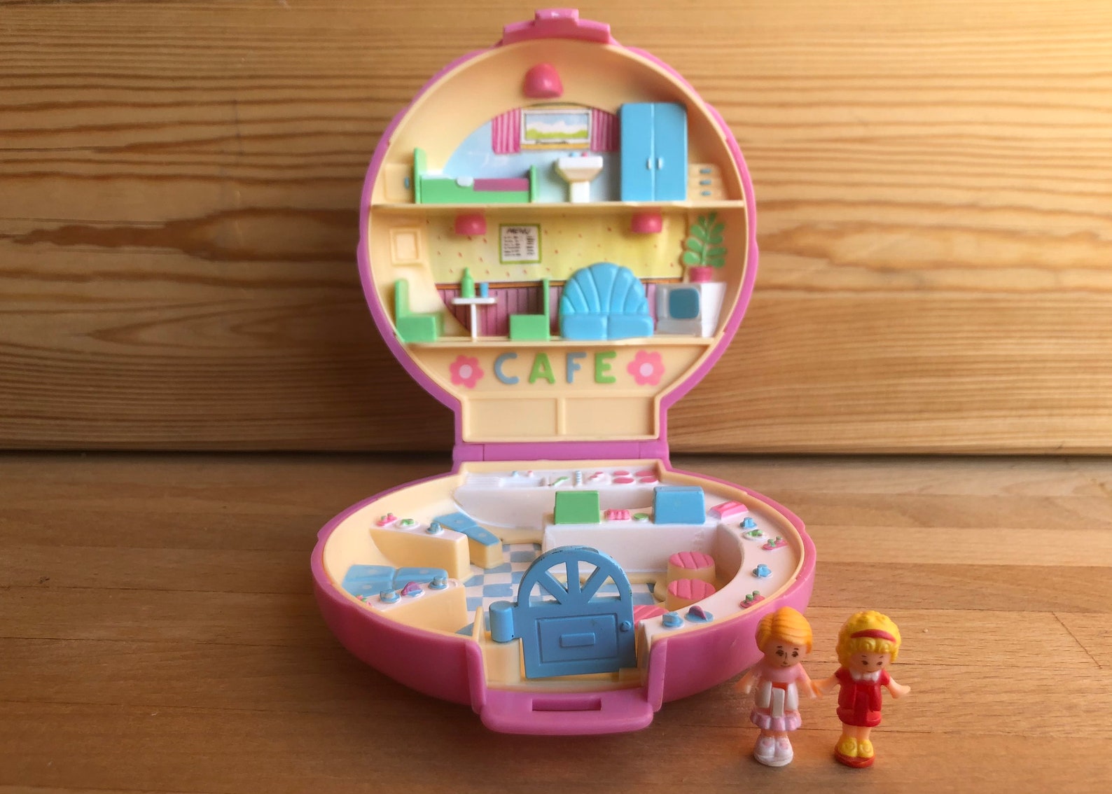 Vintage Polly Pocket Pollys Cafe 1989 Complete Etsy