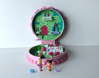 Polly Pocket vintage : Surprise d'anniversaire - Gâteau d'anniversaire de Polly - Collection classique Bluebird Toys 1994