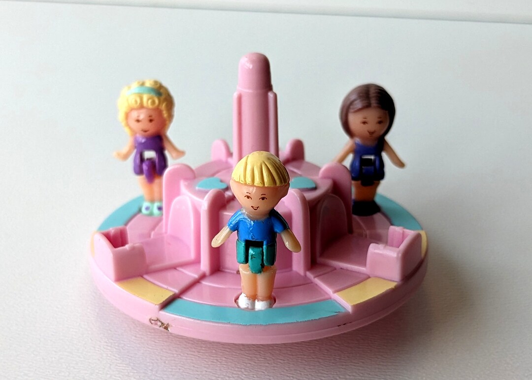 Vintage Polly Pocket Merrygoround Pals Bluebird Toys 1993 Etsy