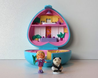 Vintage Polly Pocket Hübsche Pandas - Haustier Parade - Bluebird Toys 1993