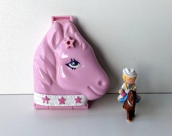 Vintage Polly Pocket: Western Pony - Ponyparade. Drossel Spielzeug 1995