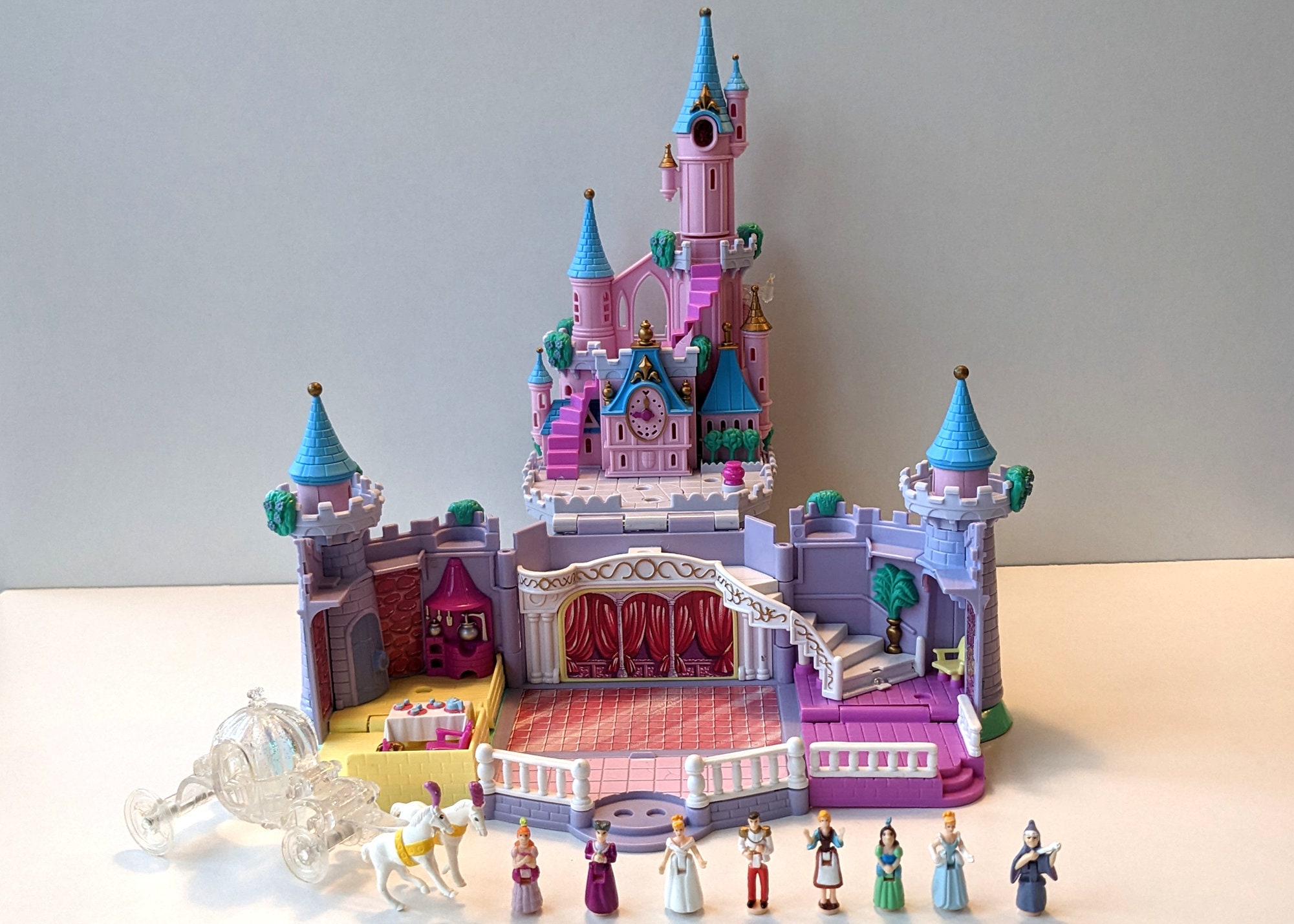 Vintage Polly Pocket Bluebird 1995 DISNEY Cinderella Enchanted Castle Toy  Set With Figures Awesome Cinderella Nostalgia -  Israel