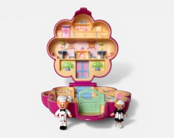 Polly Pocket Mr. Fry’s Restaurant - Complete - Bluebird Toys 1990