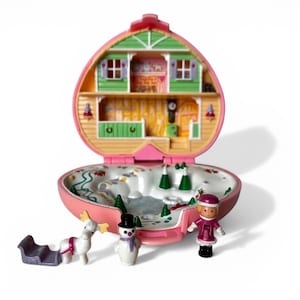 Polly Pocket vintage: El chalet alpino de Heidi - Bluebird Toys 1991