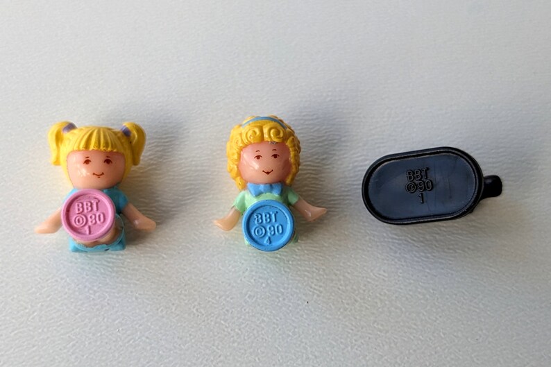 Ensemble de jeu Pretty Hair Polly Pocket vintage Bluebird Toys 1990 image 7