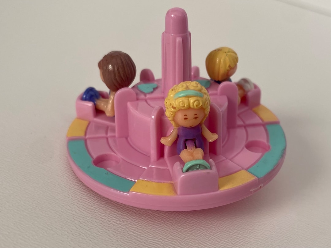 Vintage Polly Pocket Merrygoround Pals Bluebird Toys 1993 Complete Etsy