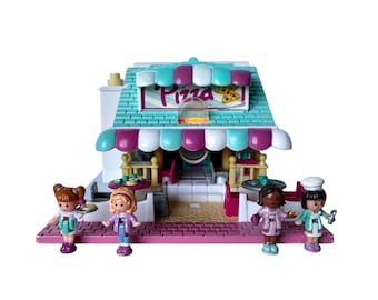Polly Pocket vintage: Pizzería - Pollyville - Bluebird Toys 1993 - completo