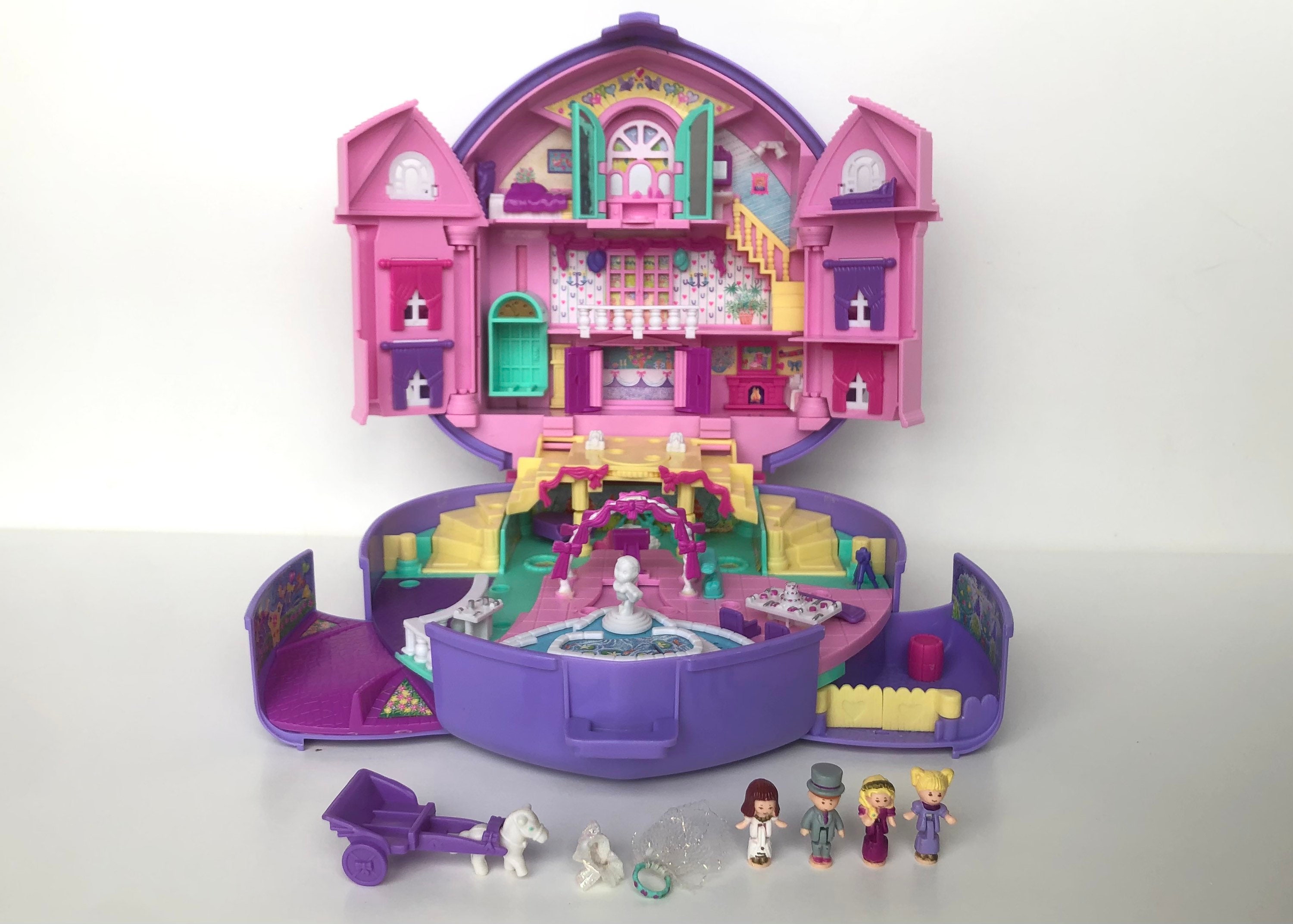 Vintage Polly Pocket Pollys Wonderful Wedding Party Etsy