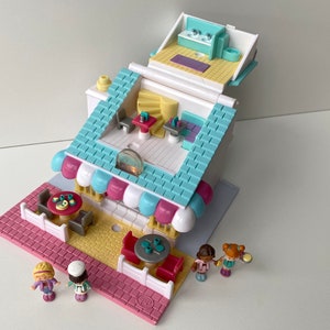 Vintage Polly Pocket: Pizzeria Pollyville Bluebird Toys 1993 complete image 6